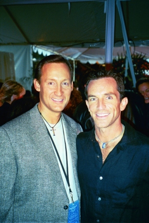 John with Jeff Probst at CBS Survivor Cast Party