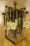 Display Stand with 25 Disciple's Cross Necklaces